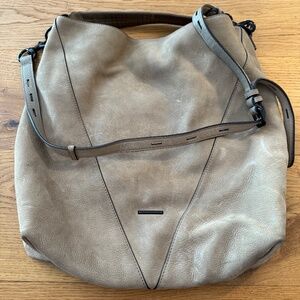 Rebecca Minkoff Taupe Suede Shoulder bag